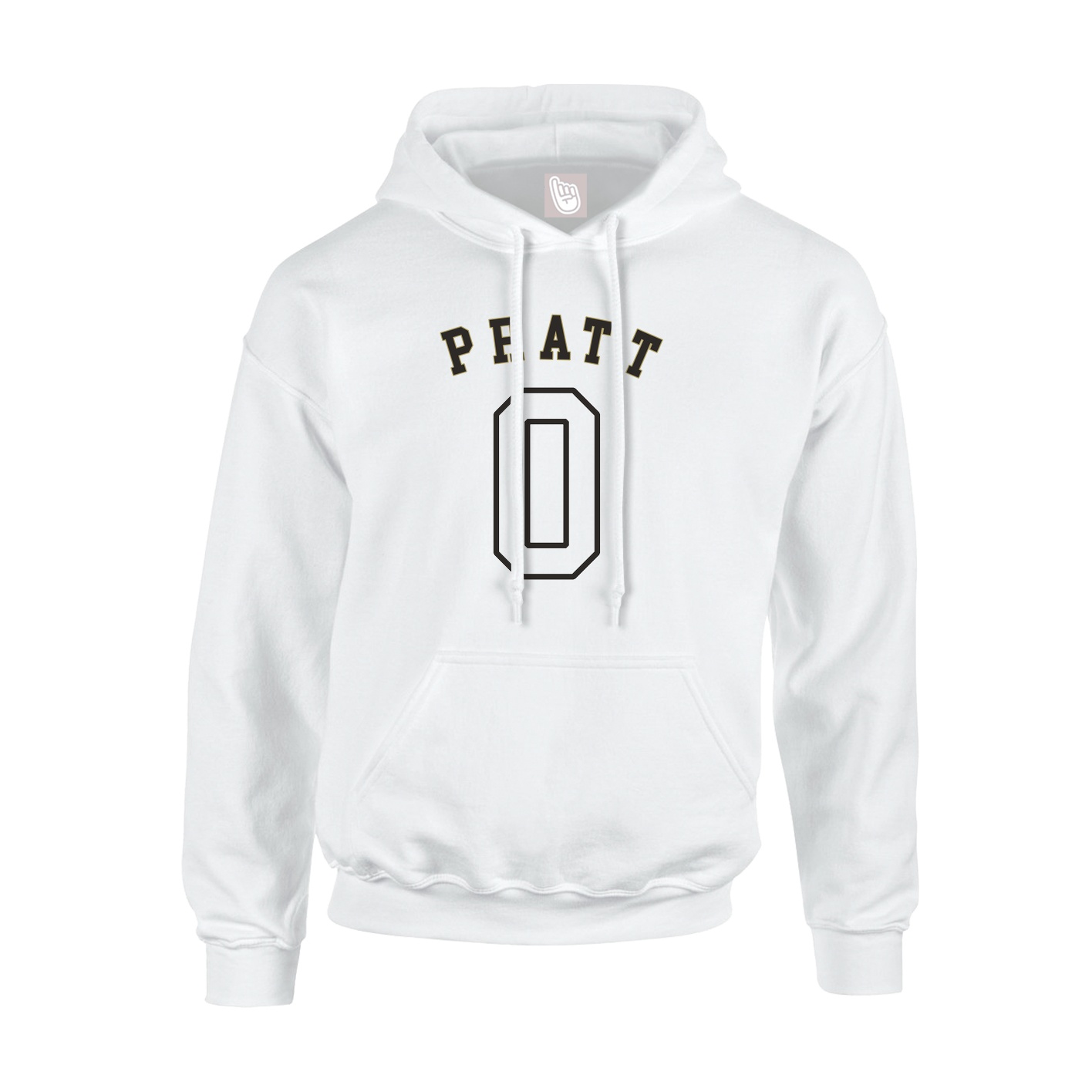 Hoodie — Shirsey Arch in White