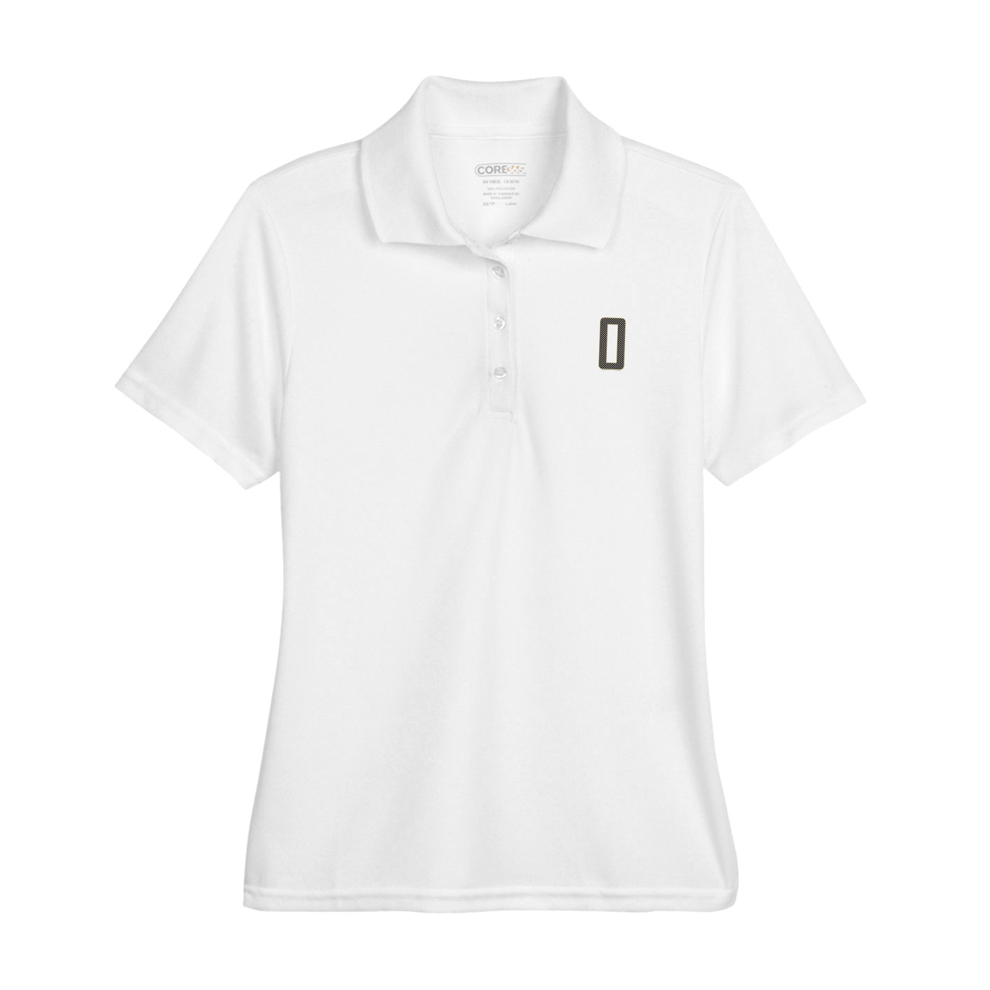 Womens Performance Polo — Front Shirsy in White