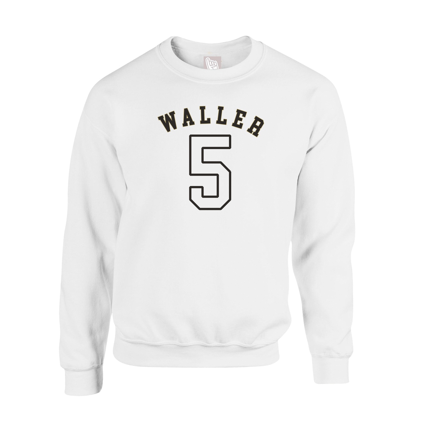Fleece Crew — Shirsey Arch in White