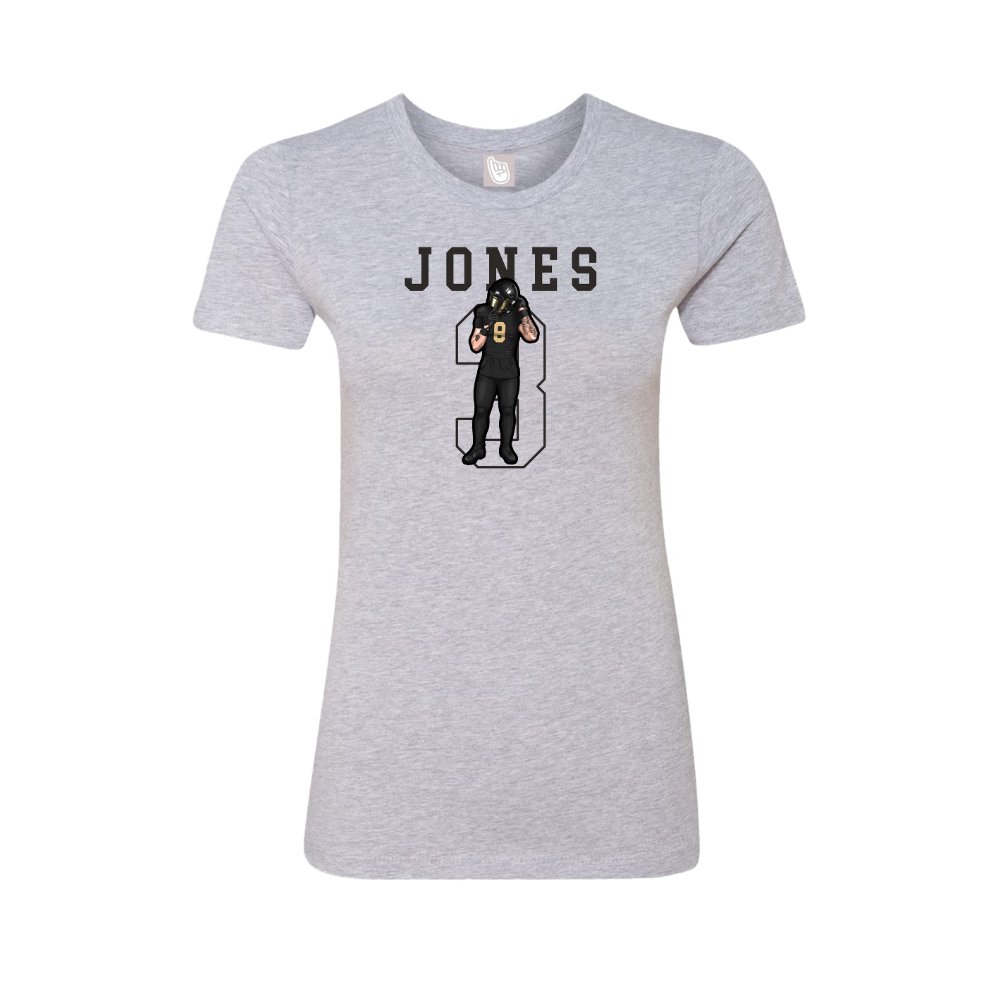 Fitted Women's Tee — Shirsey in Grey