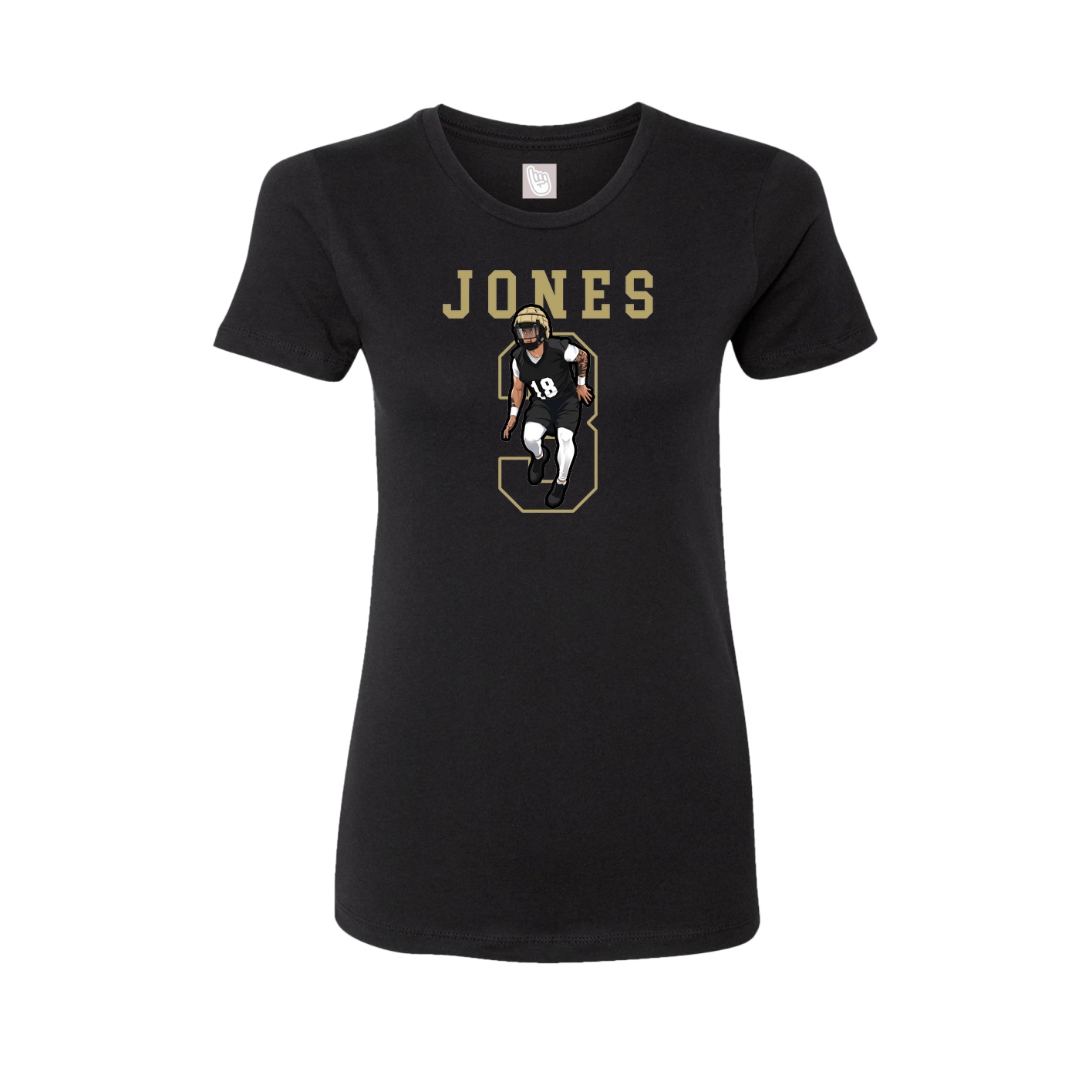 Fitted Women's Tee — Shirsey in Black