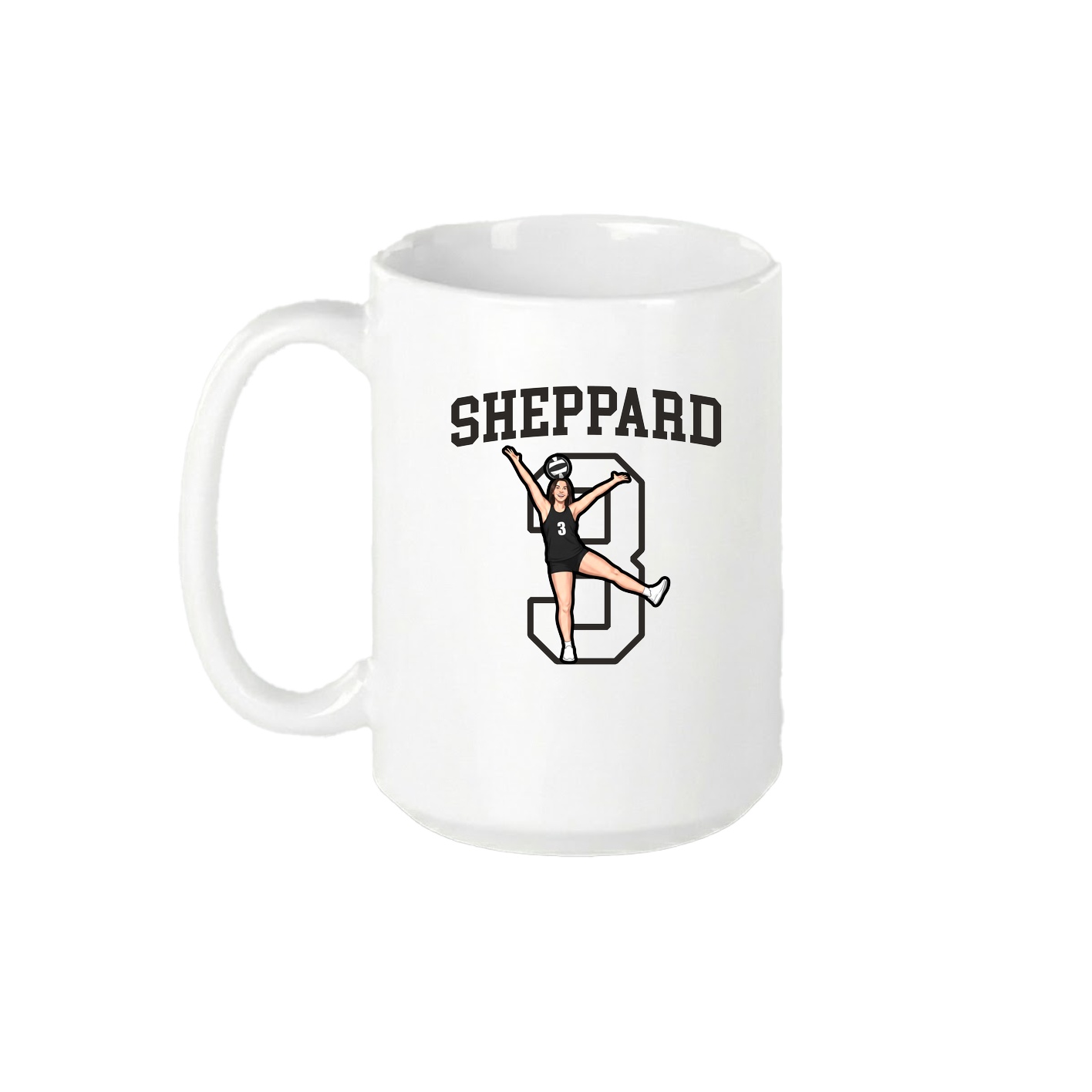 15oz Coffee Mug — Shirsey in White