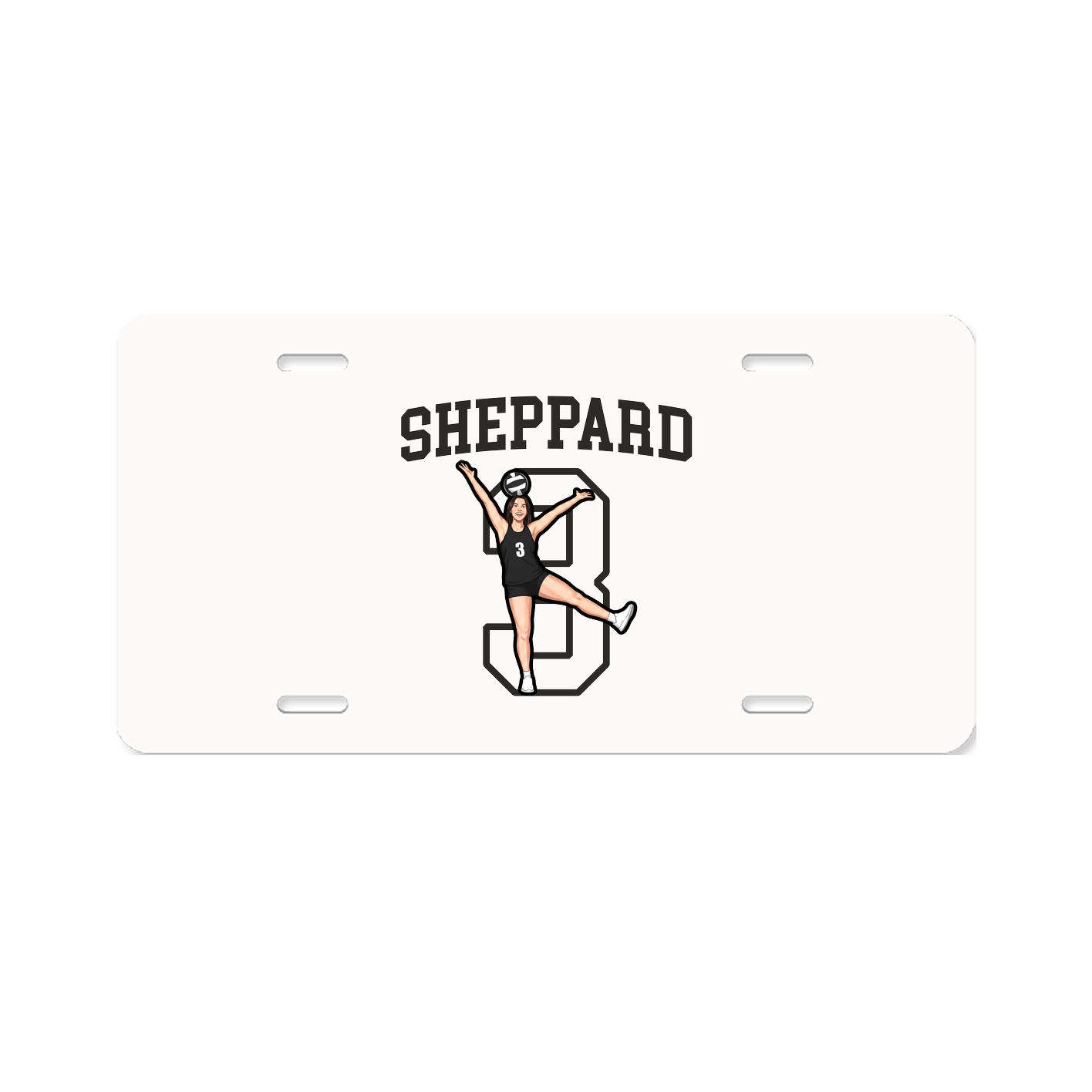 License Plate — Shirsey in Classic