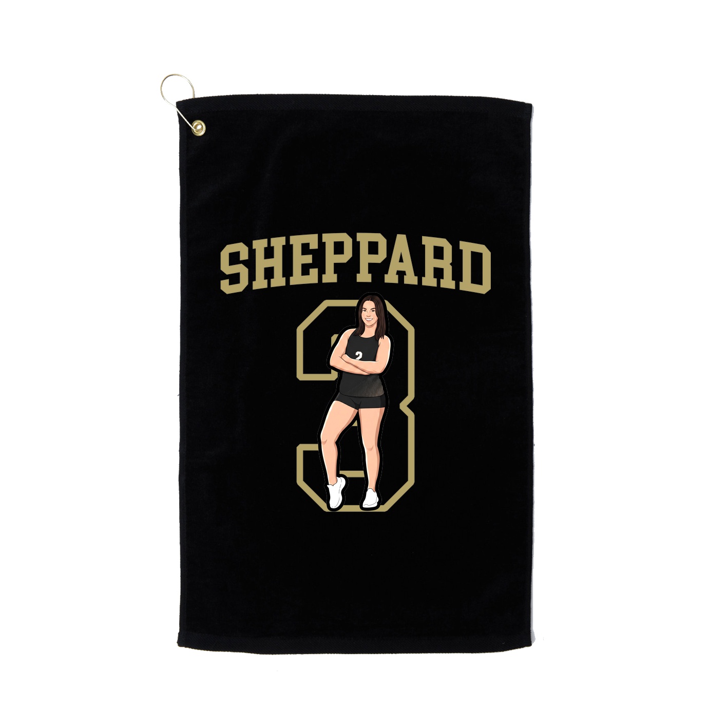 Golf Towel — Shirsey in Black
