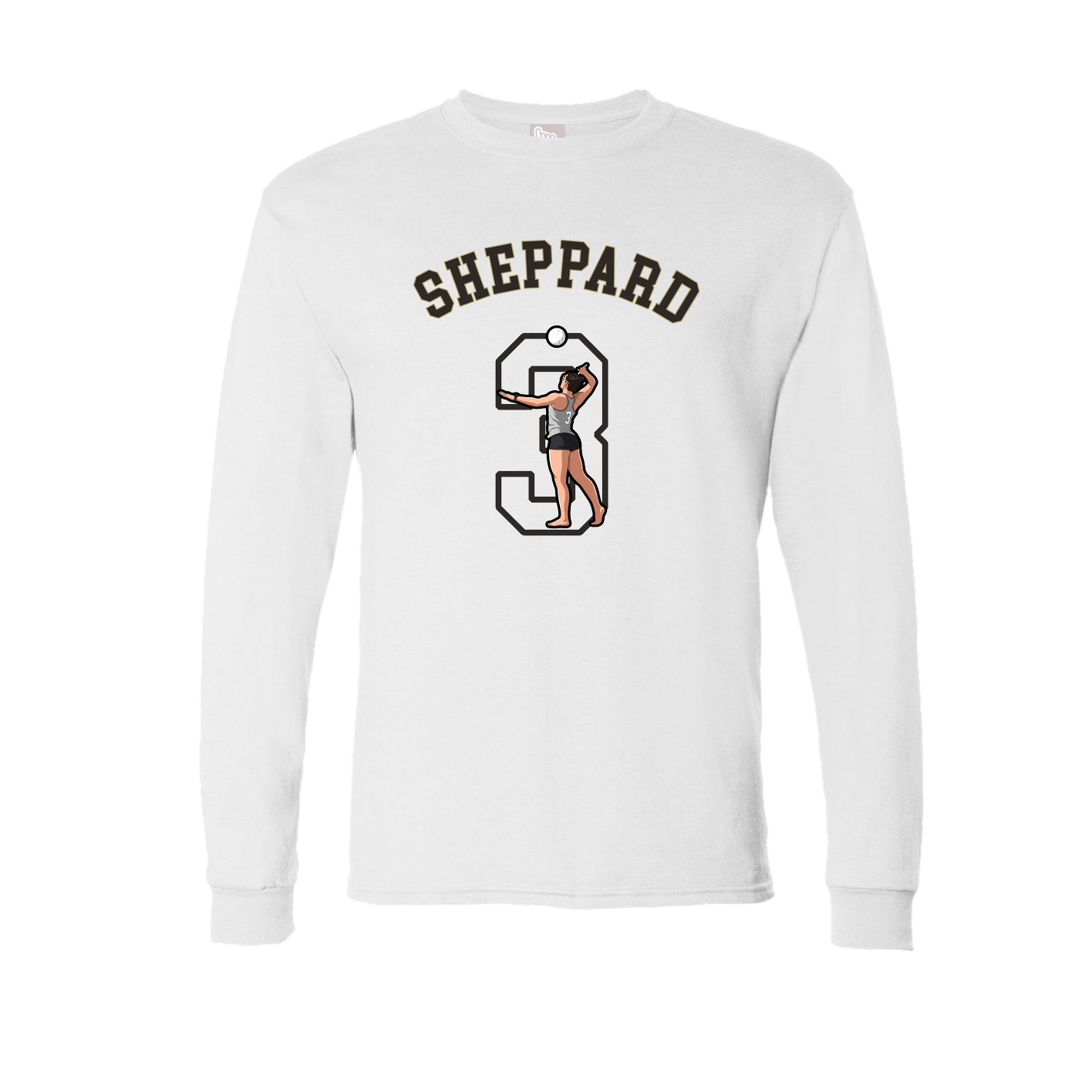 Long Sleeve Tee — Shirsey Arch in White