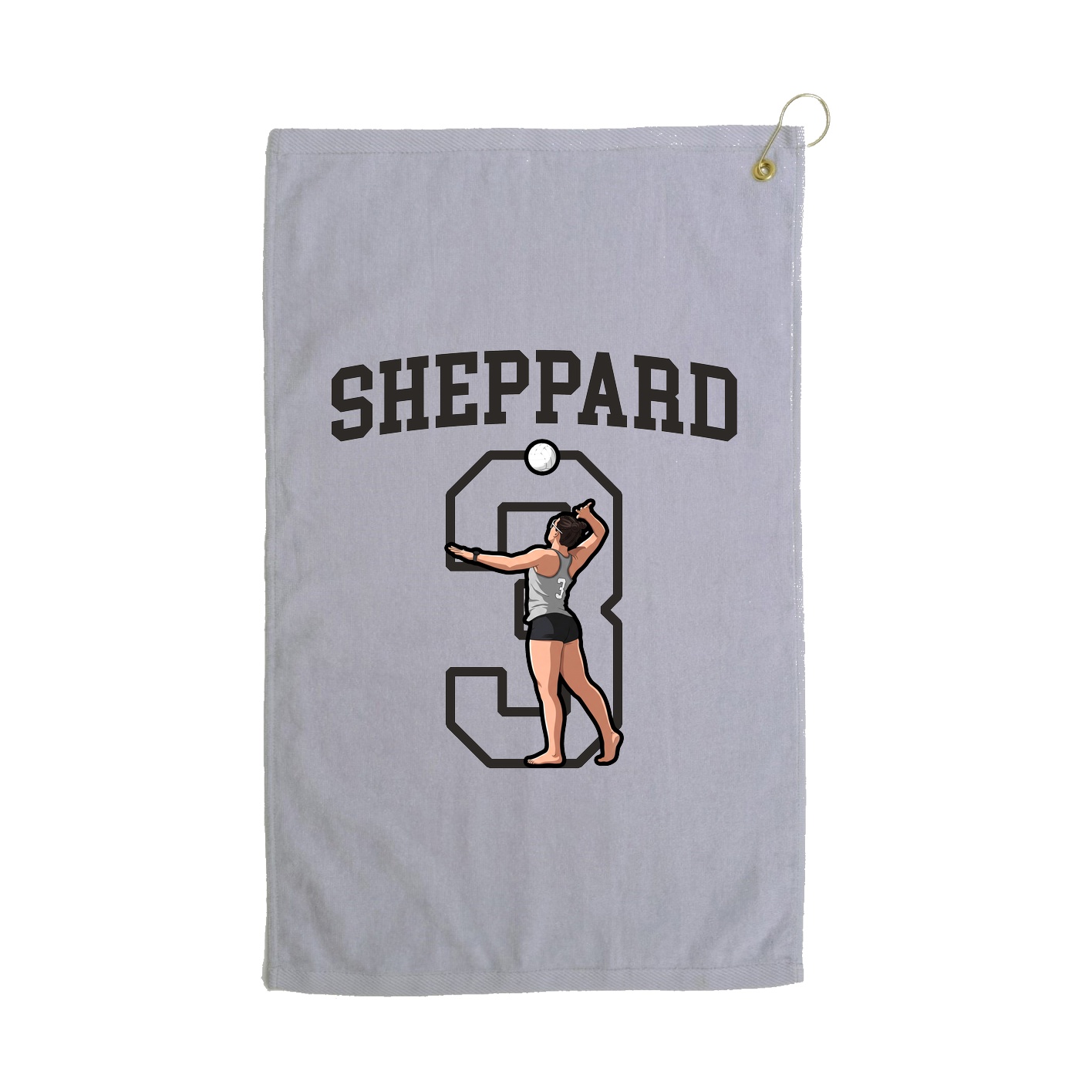 Golf Towel — Shirsey in Grey