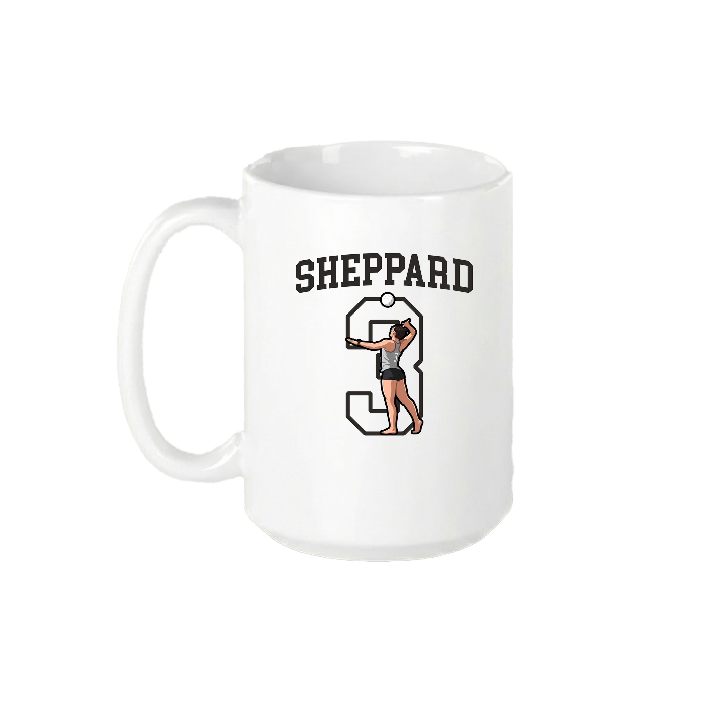 15oz Coffee Mug — Shirsey in White