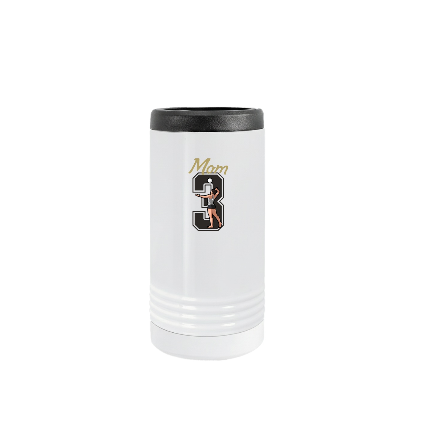 Slim Beverage Holder — Mothers Day Shirsey in White