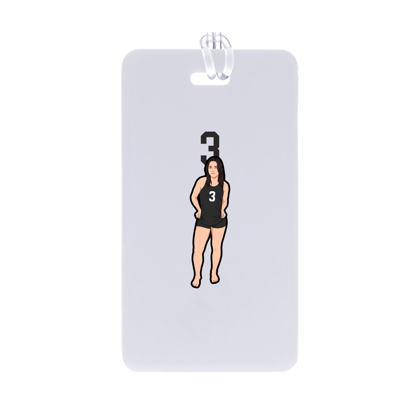 Bag Tag — Number Top in Classic
