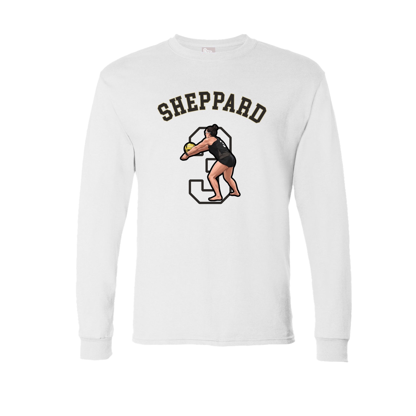 Long Sleeve Tee — Shirsey Arch in White