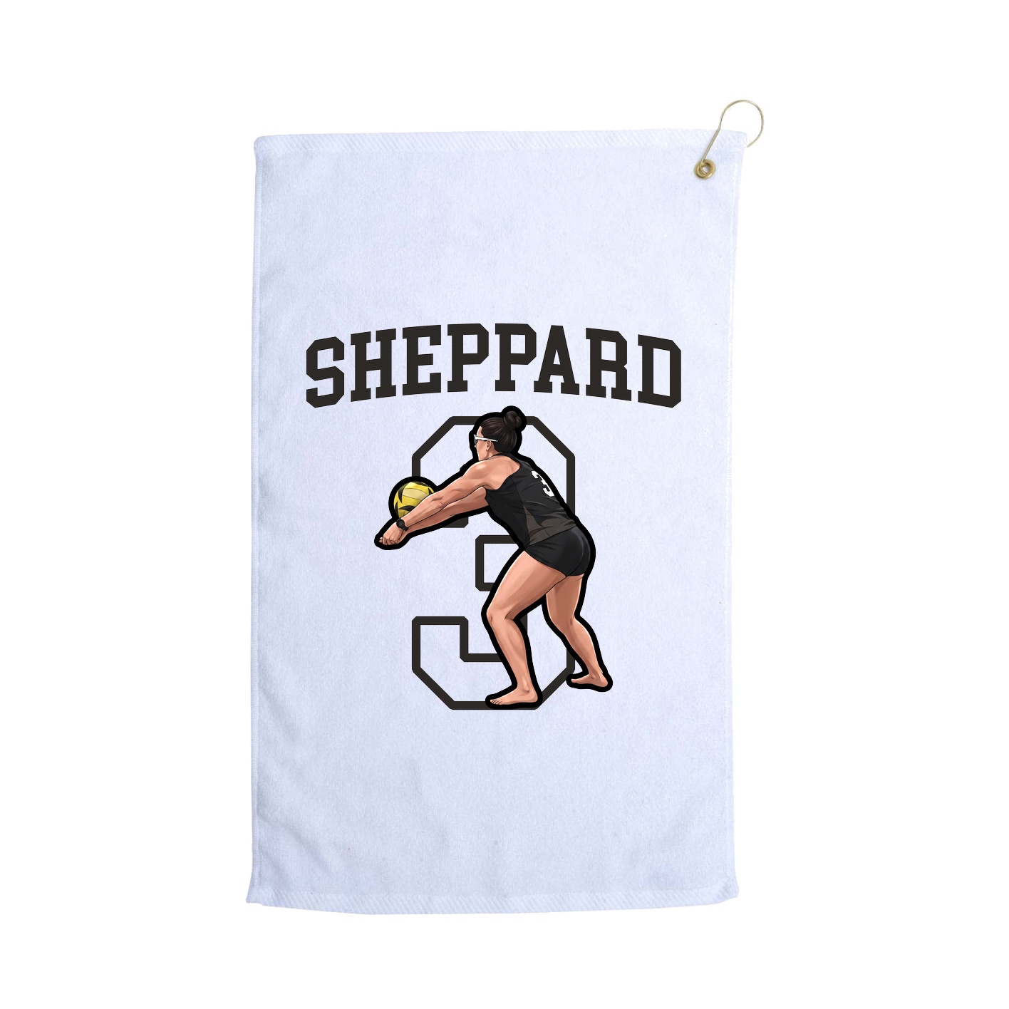 Golf Towel — Shirsey in White