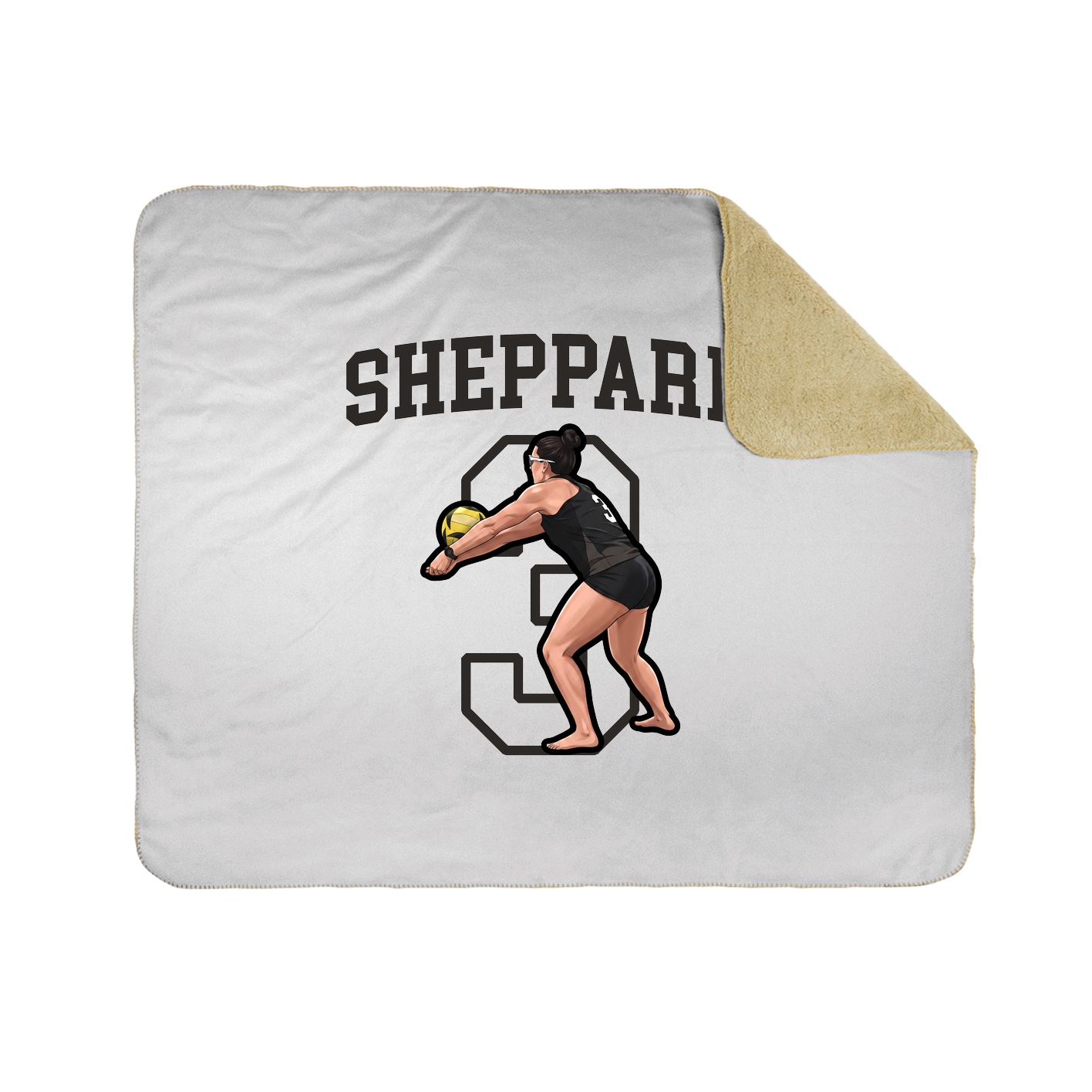 Throw Blanket — Shirsey in White