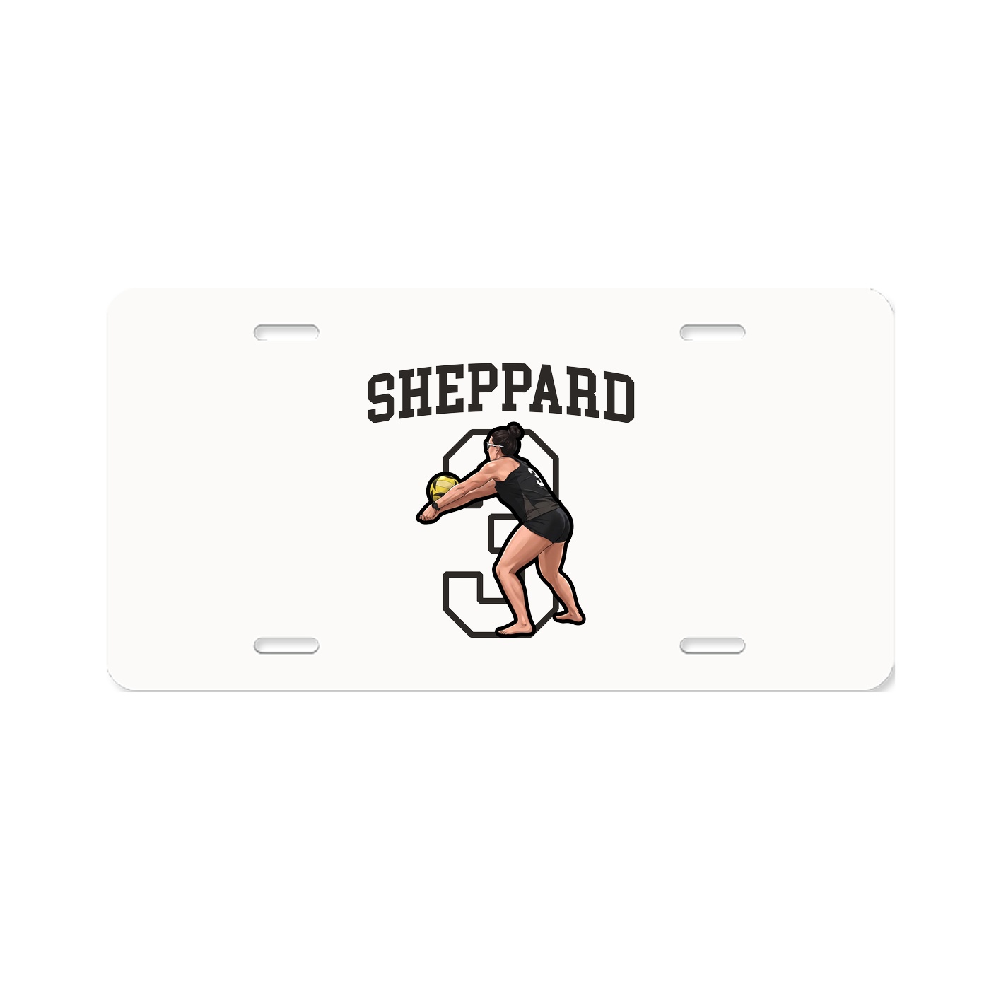 License Plate — Shirsey in Classic
