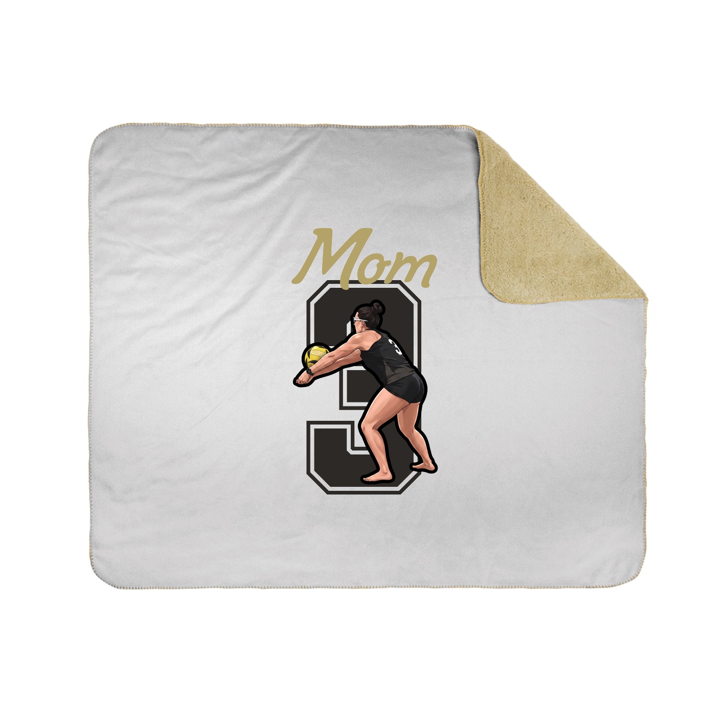 Throw Blanket — Mothers Day Shirsey in White