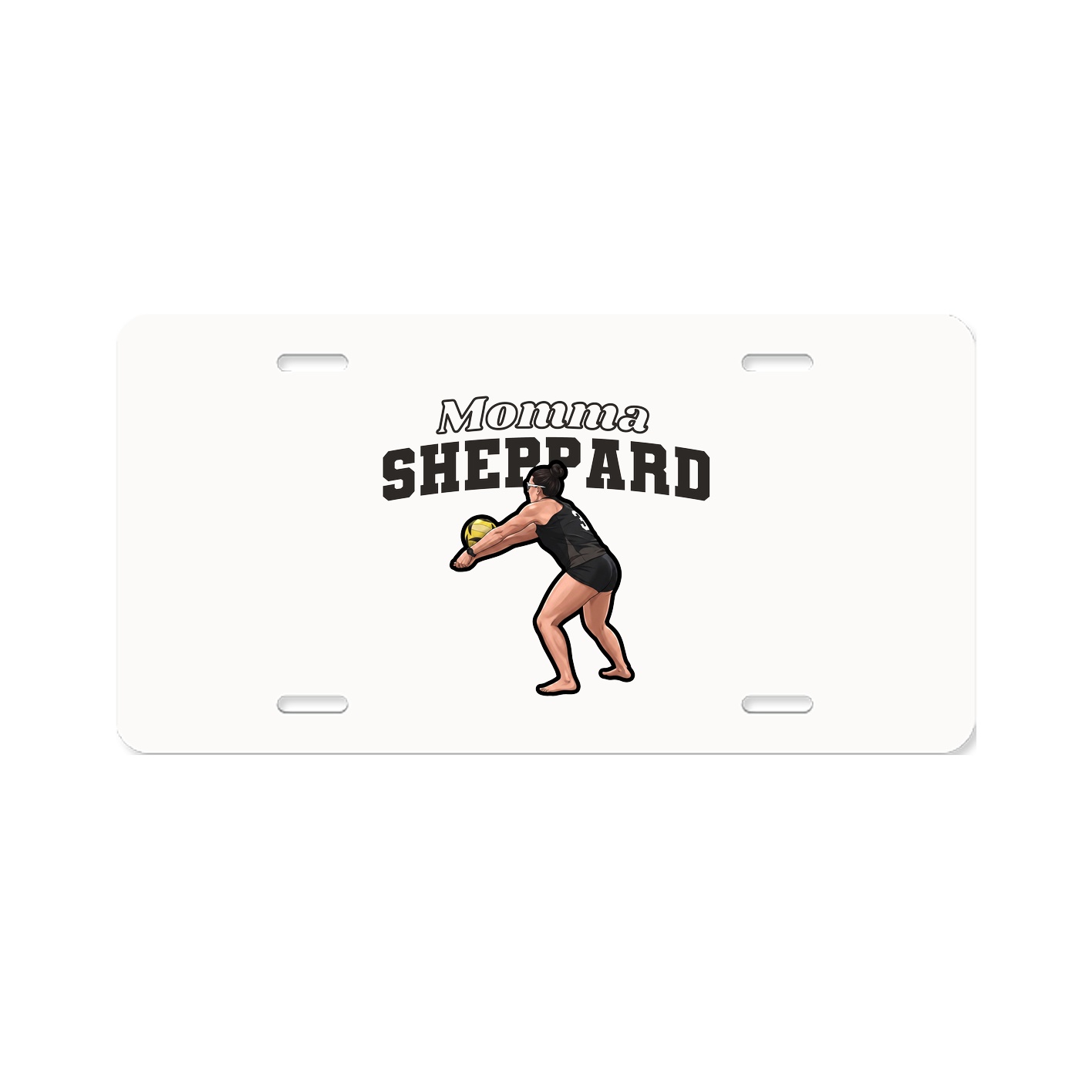 License Plate — Mothers Day Block in Classic