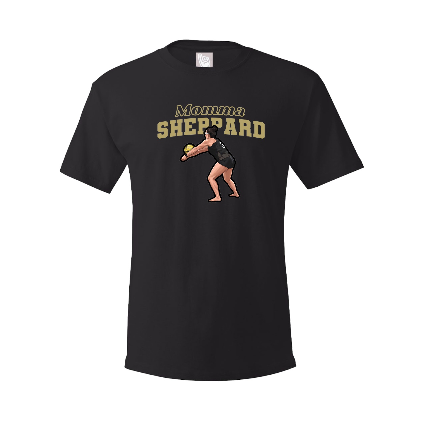Youth Tee — Mothers Day Block in Black
