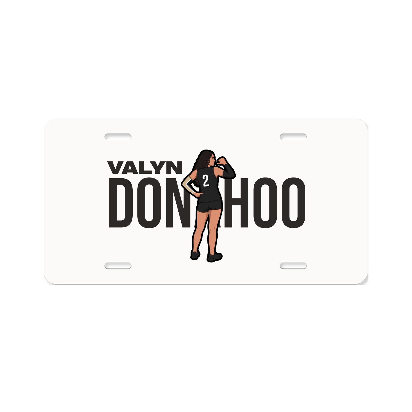 License Plate — Player Name in Classic
