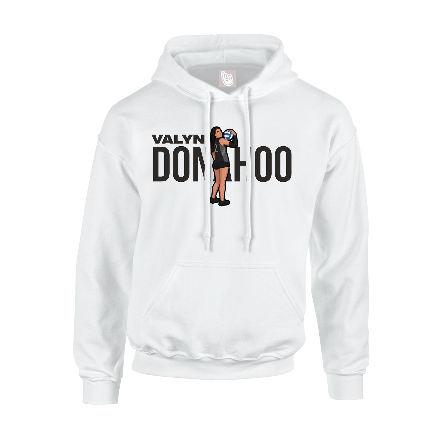Hoodie — Player Name in White