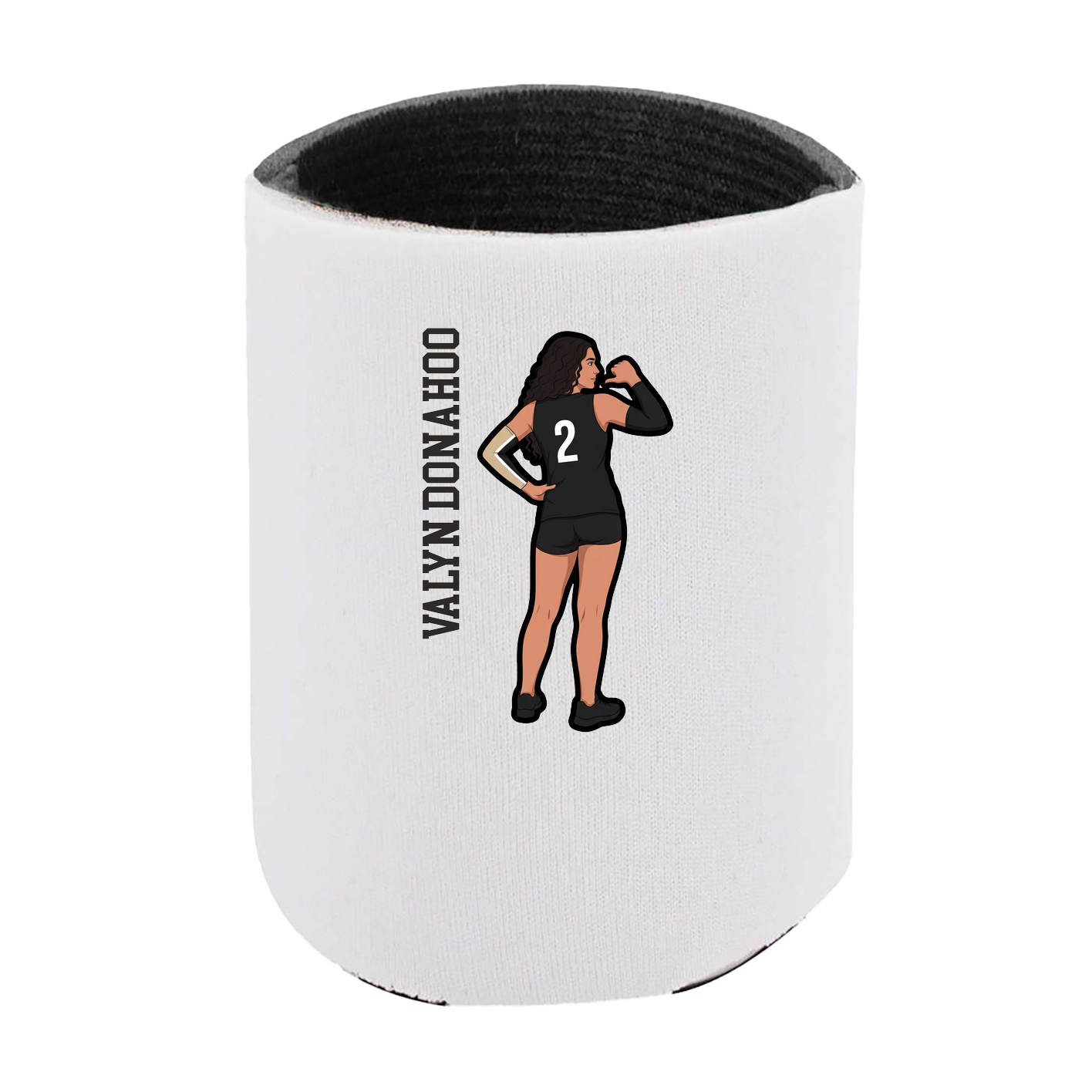 Can Holder — Name Vertical in White