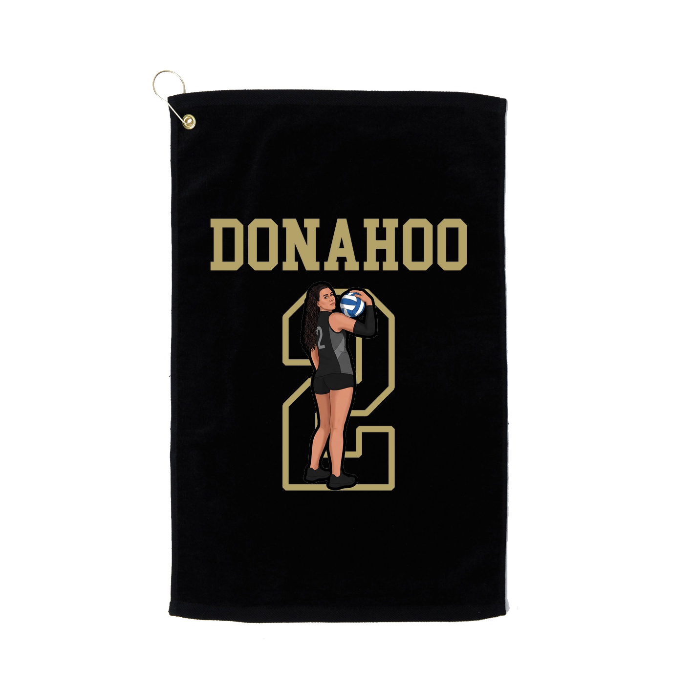 Golf Towel — Shirsey in Black