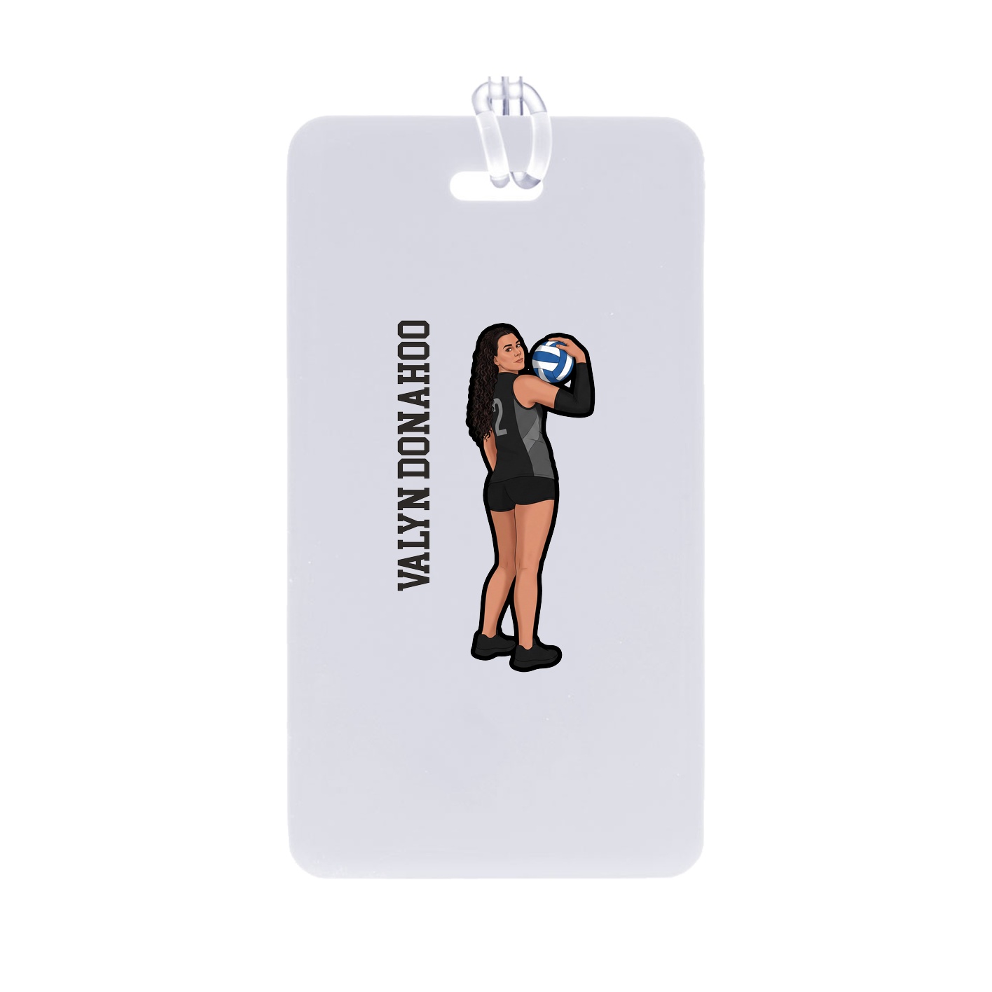 Bag Tag — Name Vertical in Classic