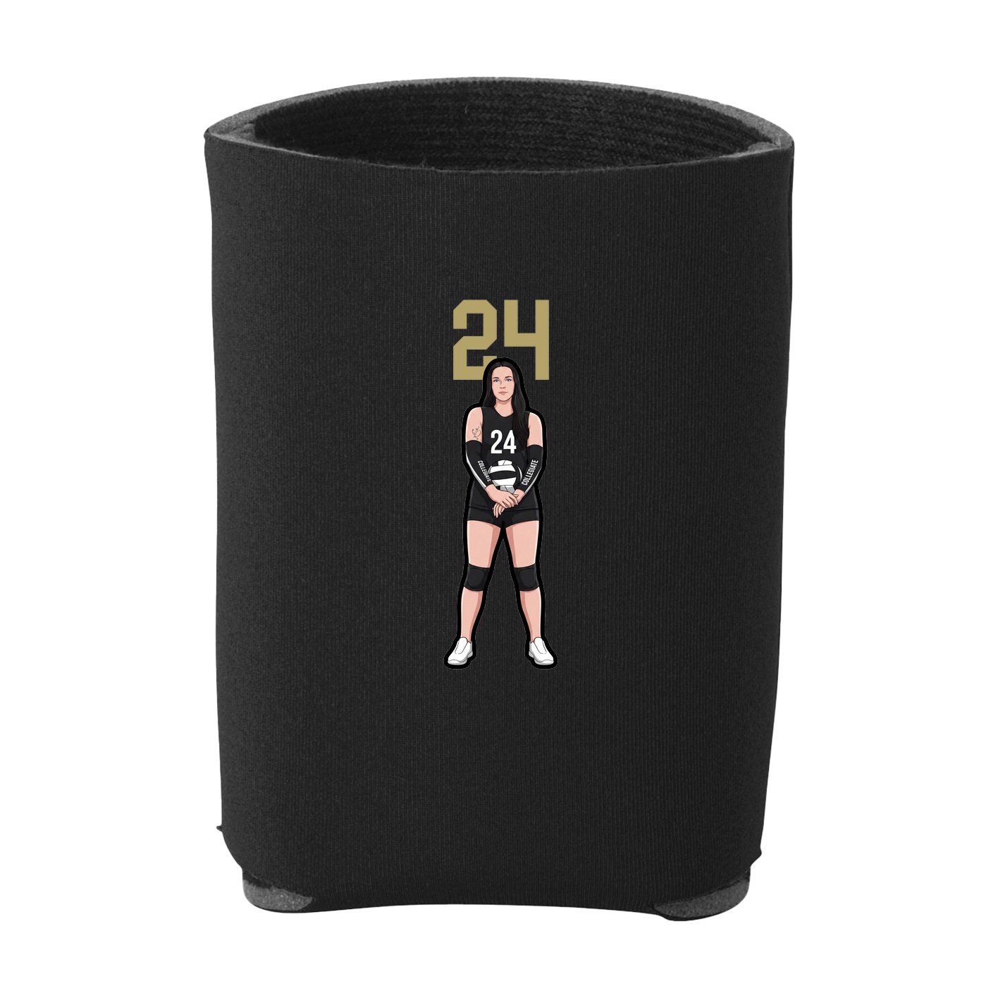 Can Holder — Number Top in Black