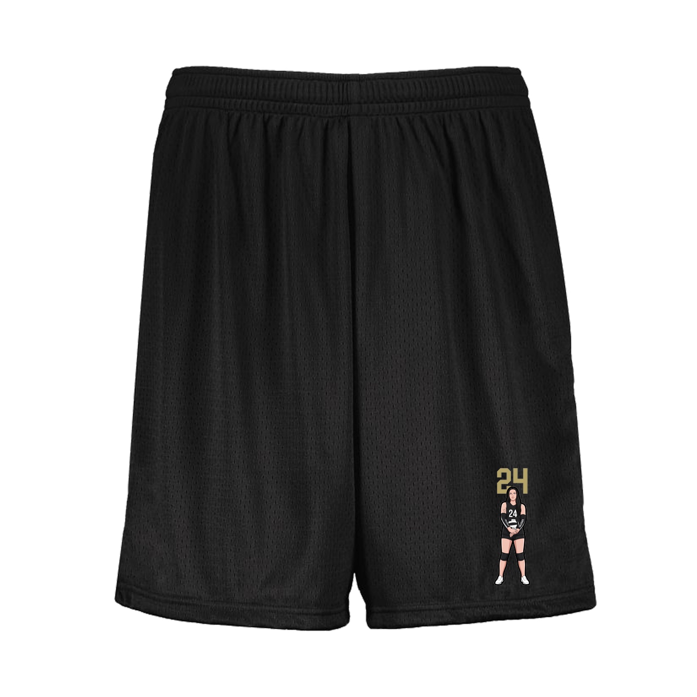Shorts — Number Top in Black