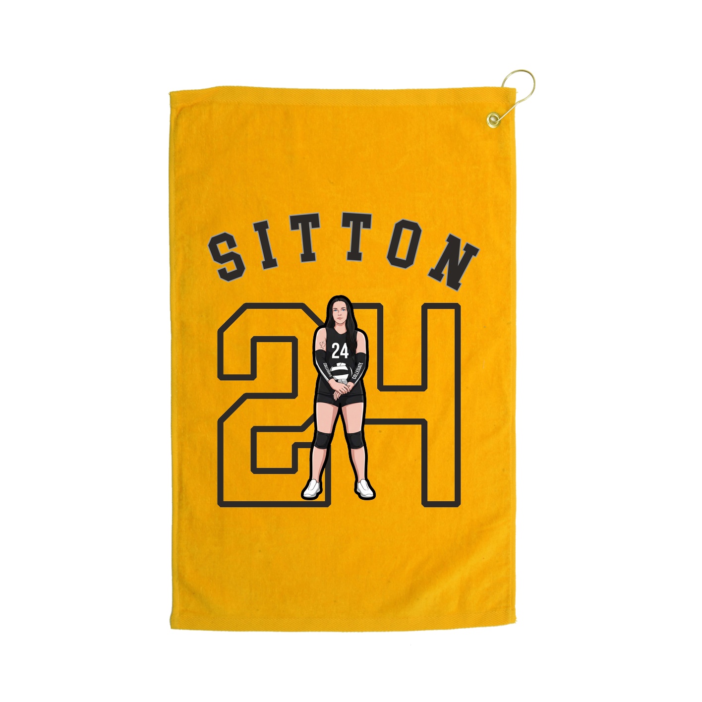 Golf Towel — Shirsey Arch in Gold