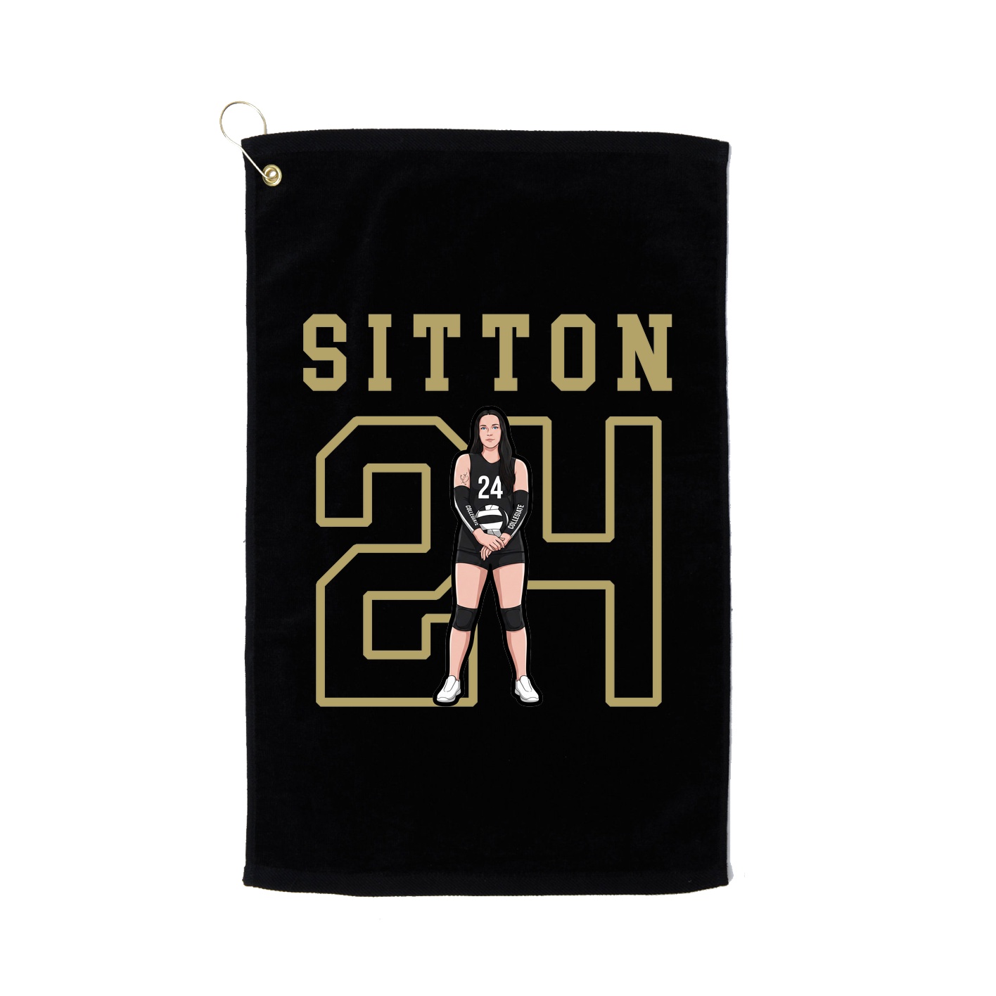 Golf Towel — Shirsey in Black