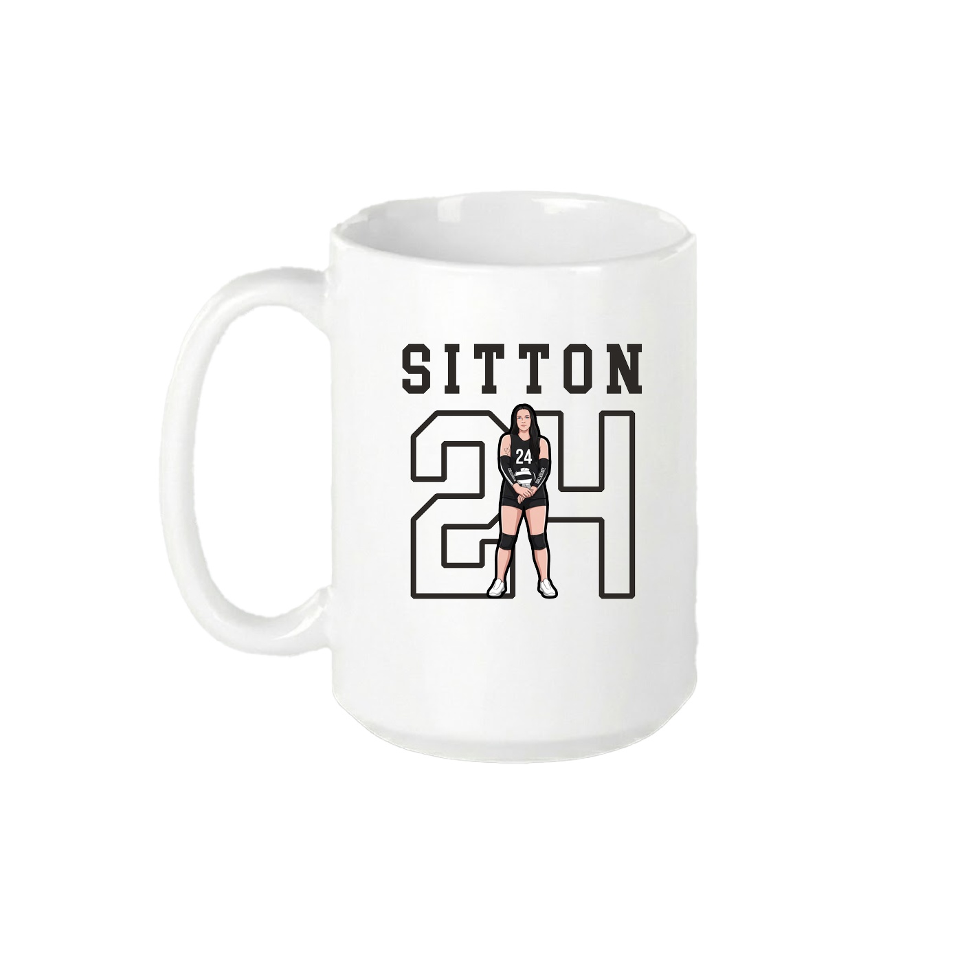 15oz Coffee Mug — Shirsey in White