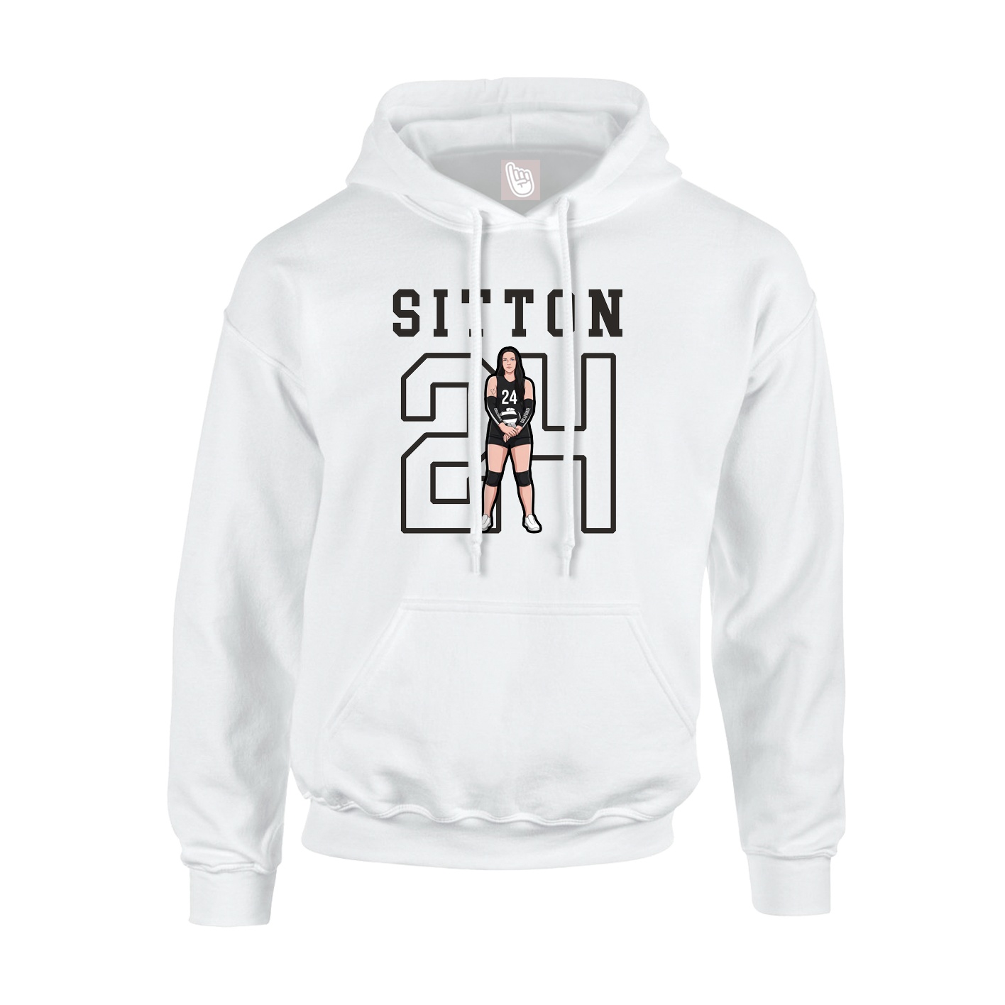 Youth Hoodie — Shirsey in White