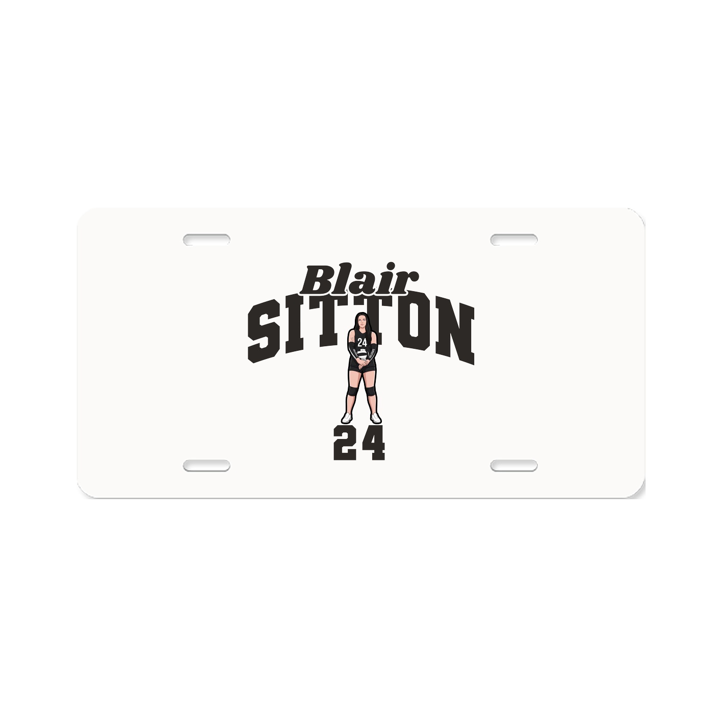 License Plate — Signature Arch in Classic