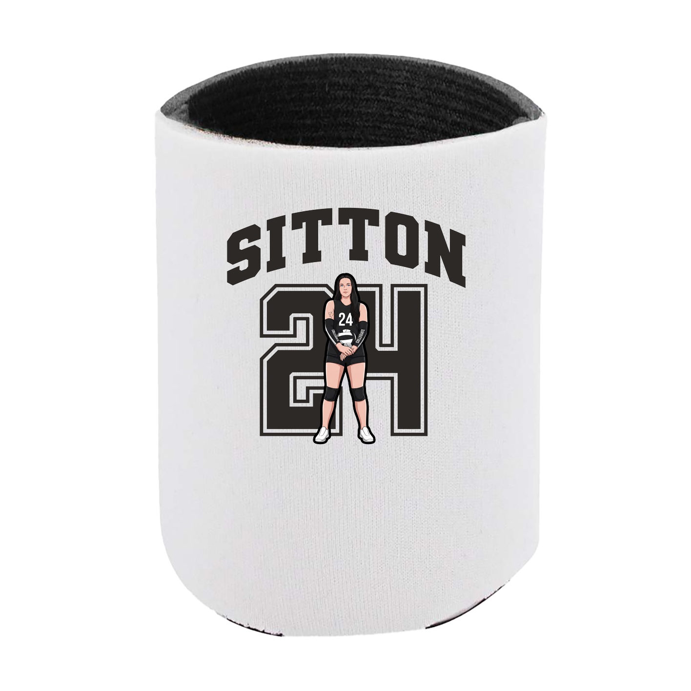 Can Holder — Number in White