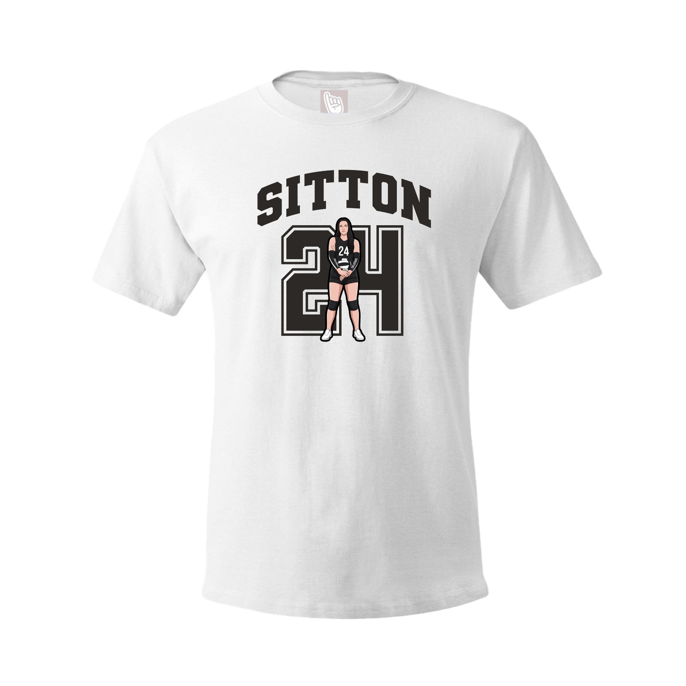 Tee — Number in White