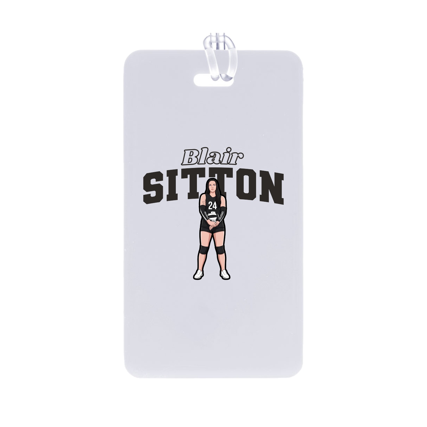 Bag Tag — Name Arch in Classic