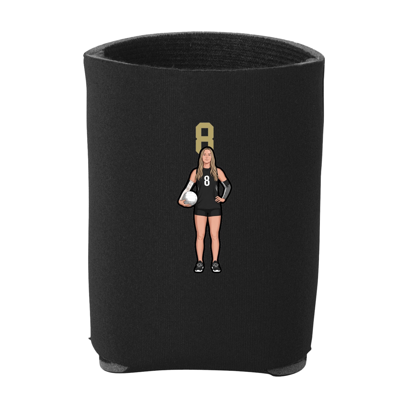 Can Holder — Number Top in Black