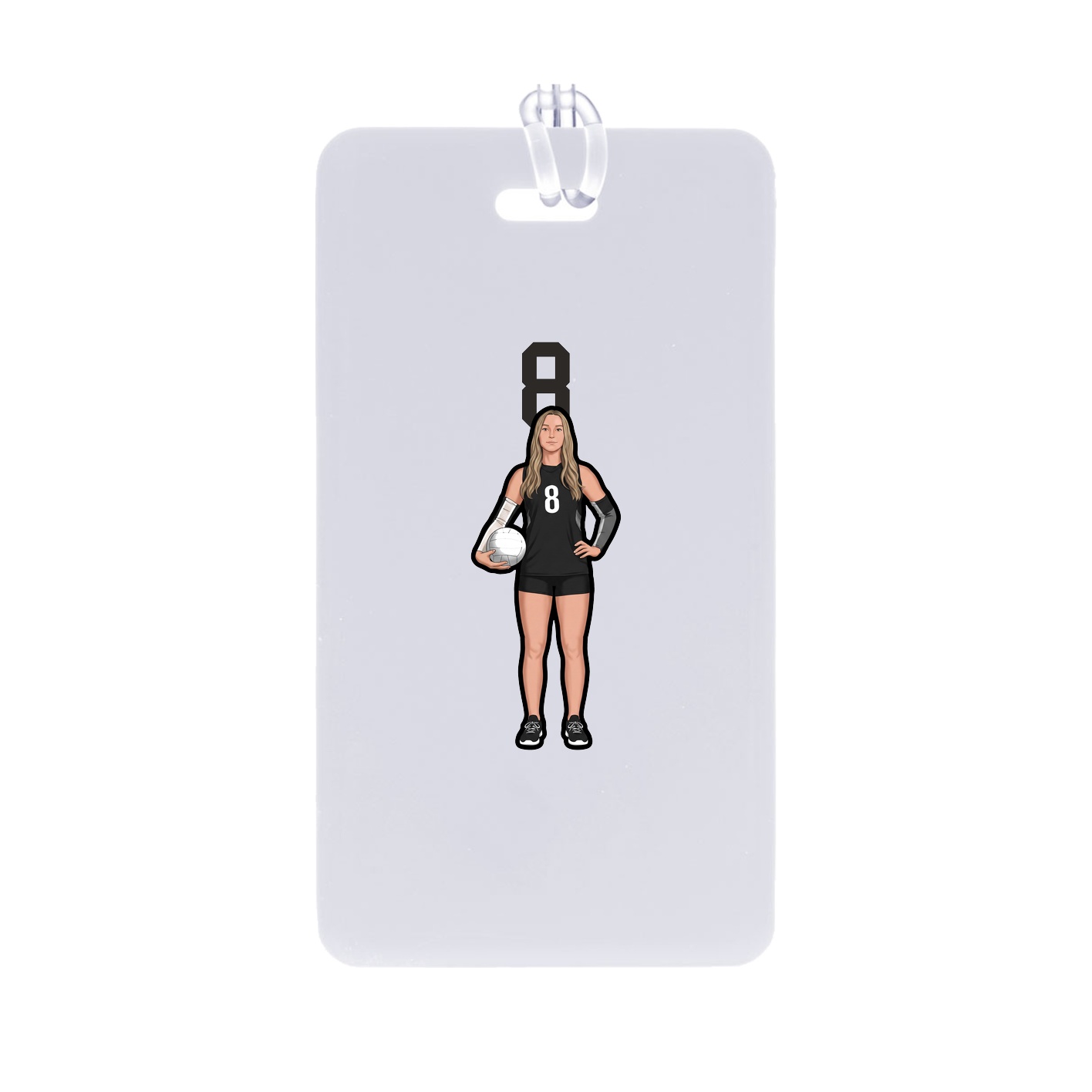 Bag Tag — Number Top in Classic