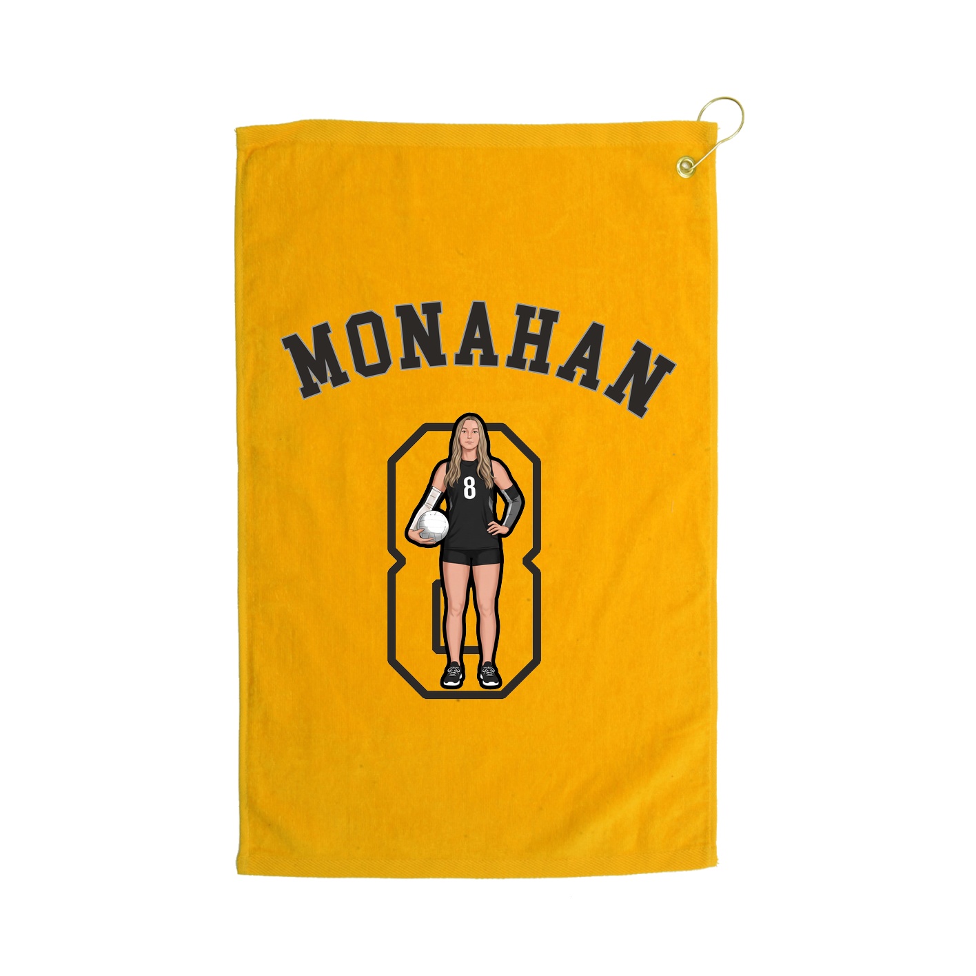 Golf Towel — Shirsey Arch in Gold