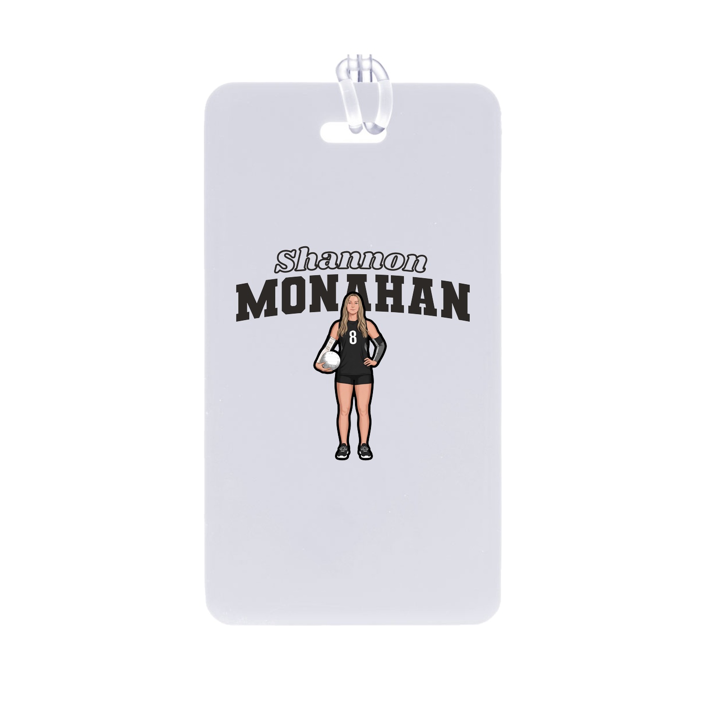 Bag Tag — Name Arch in Classic