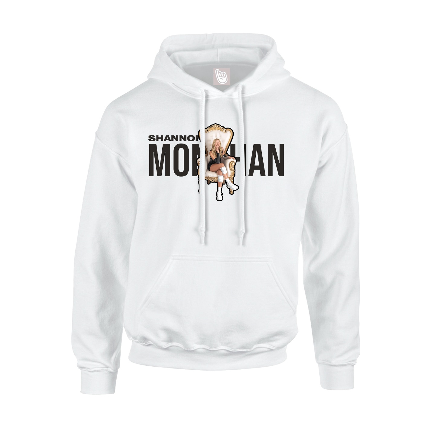 Hoodie — Player Name in White