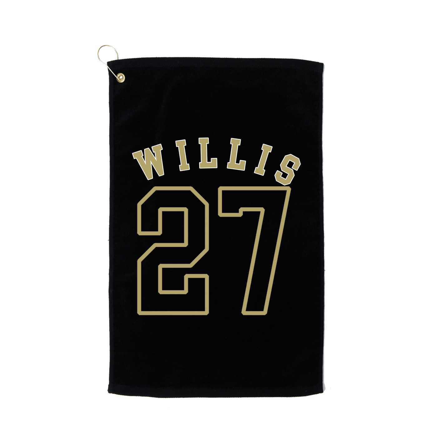 Golf Towel — Shirsey Arch in Black