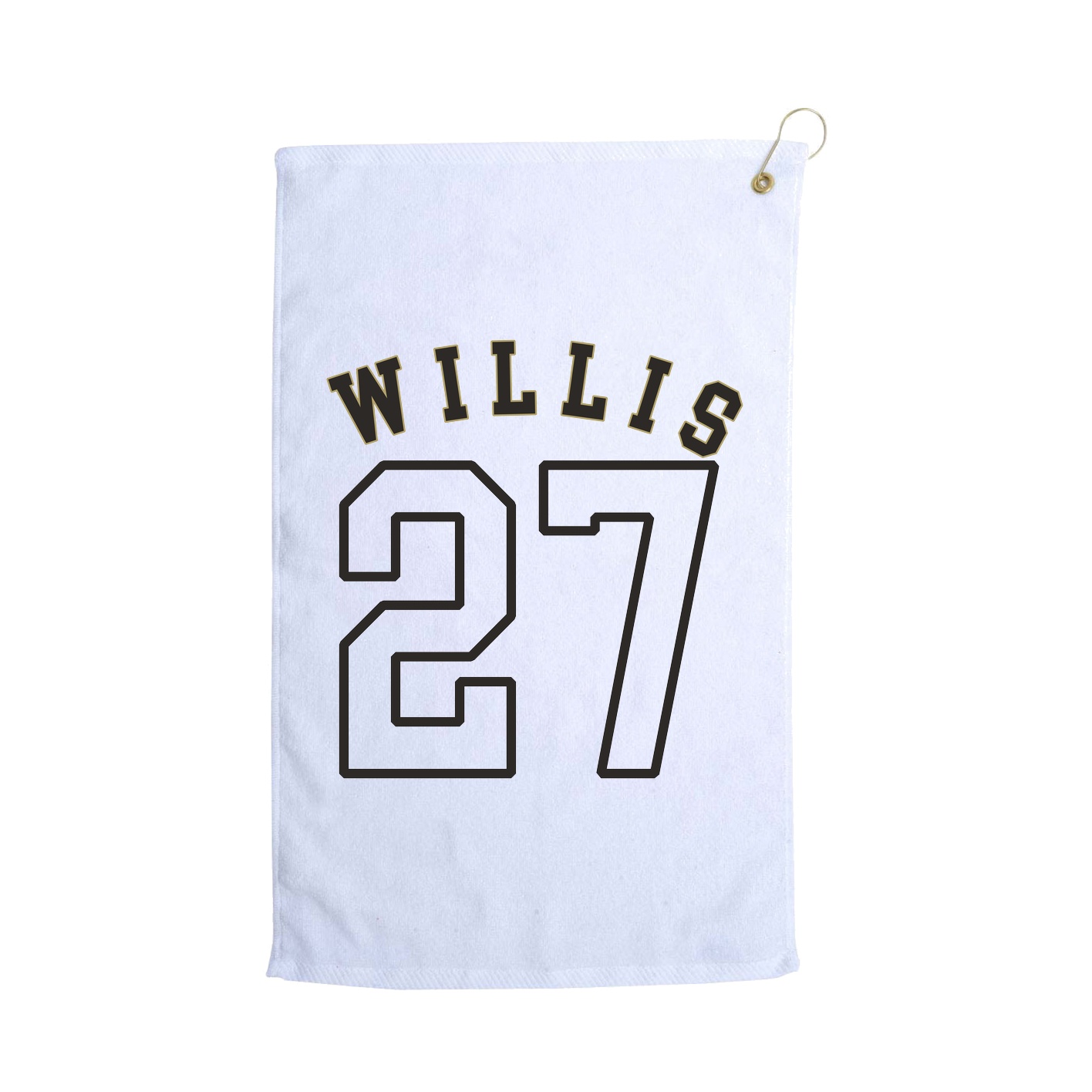 Golf Towel — Shirsey Arch in White
