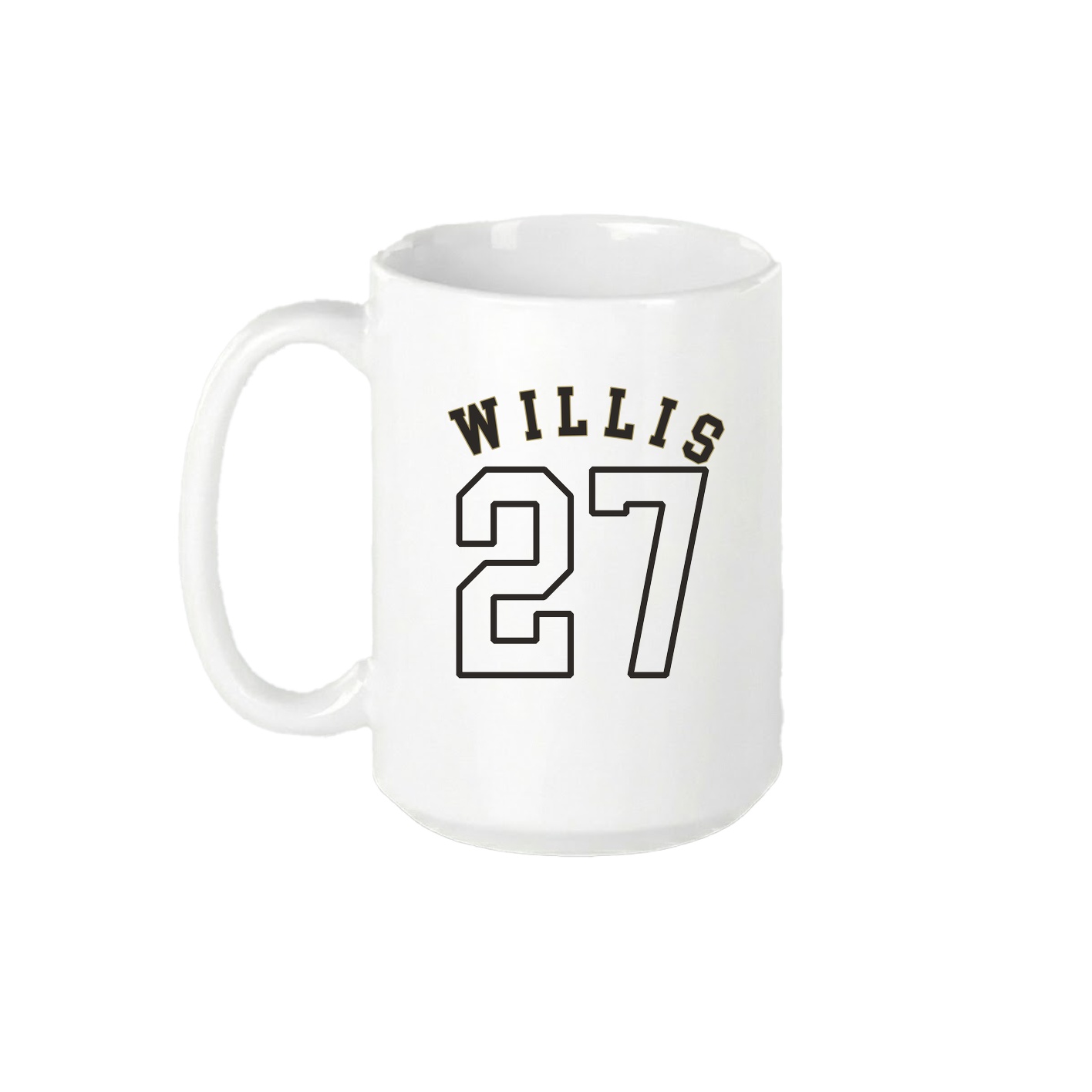15oz Coffee Mug — Shirsey Arch in White