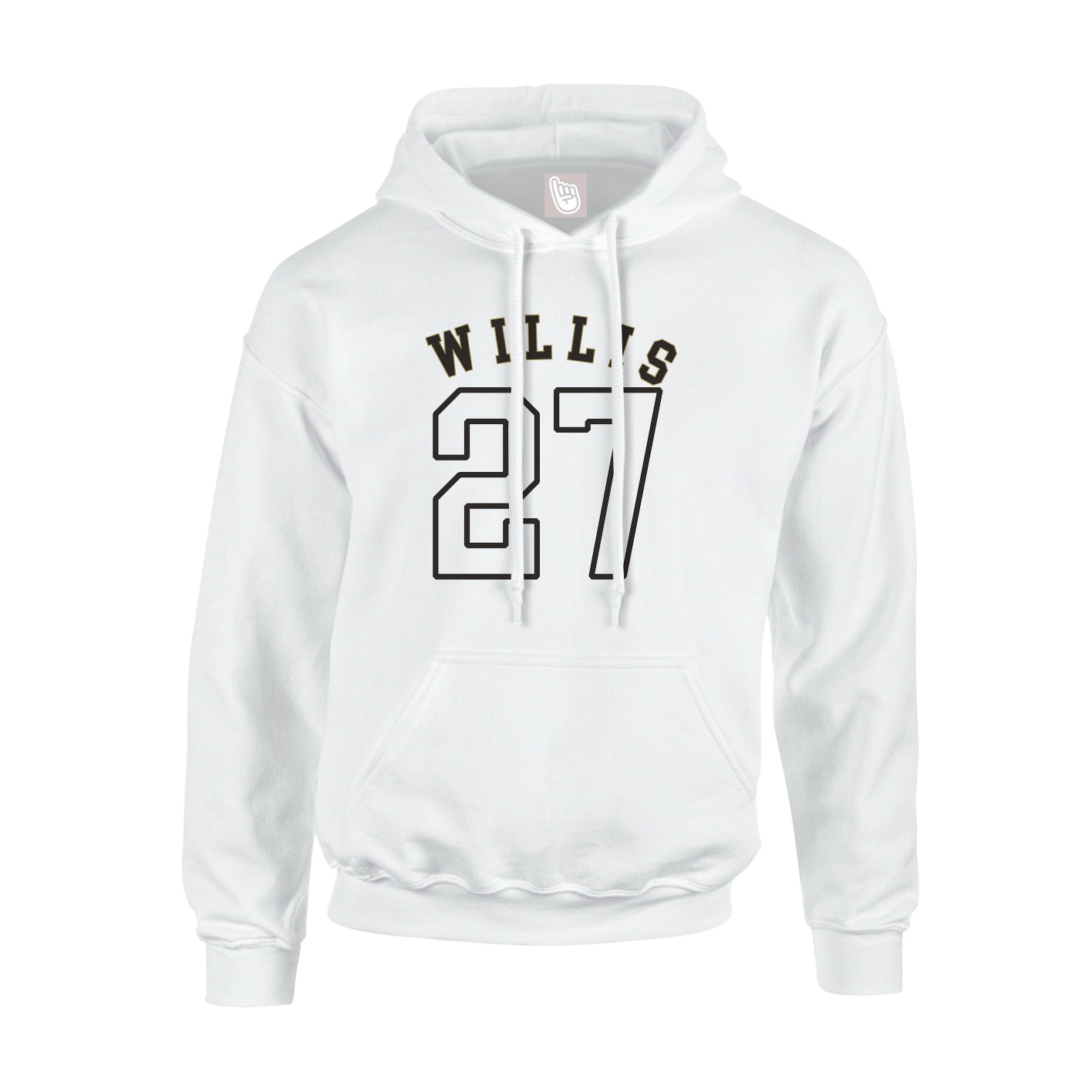 Hoodie — Shirsey Arch in White
