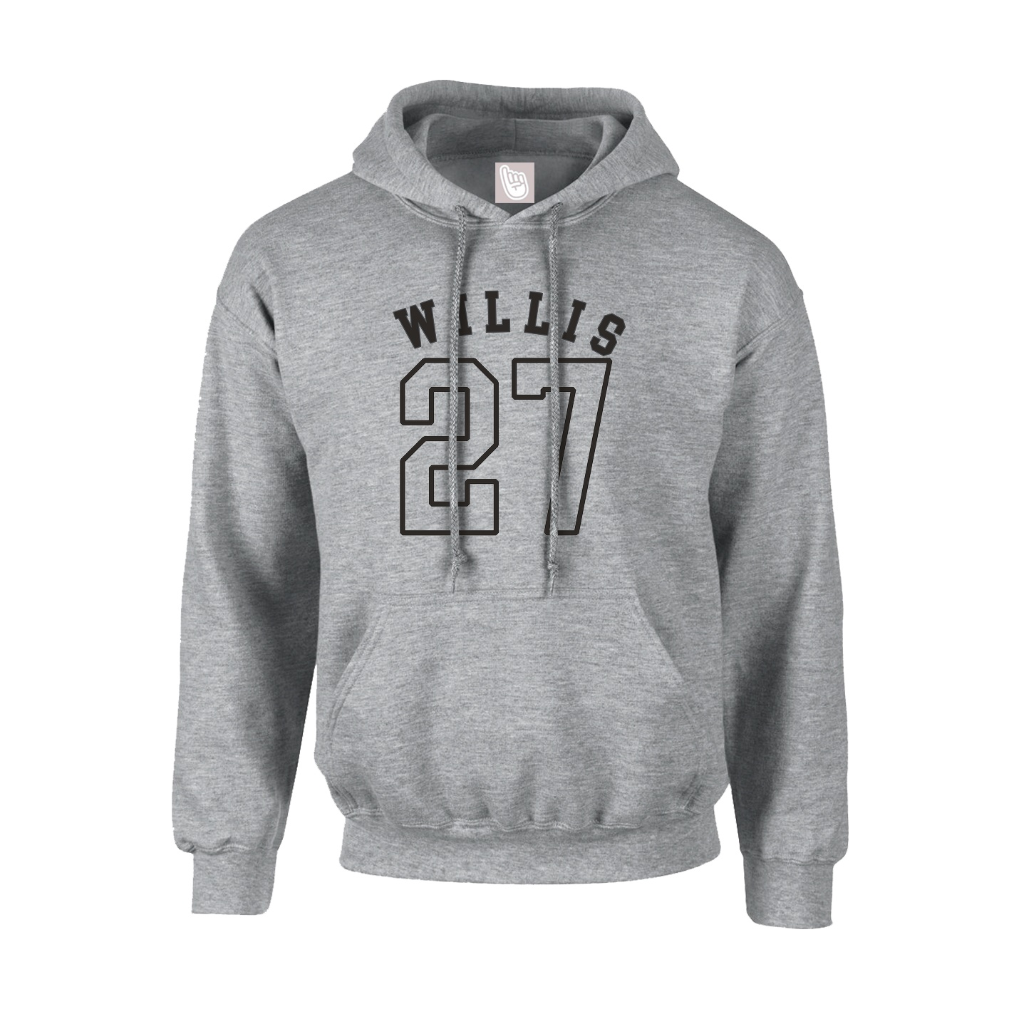 Youth Hoodie — Shirsey Arch in Grey