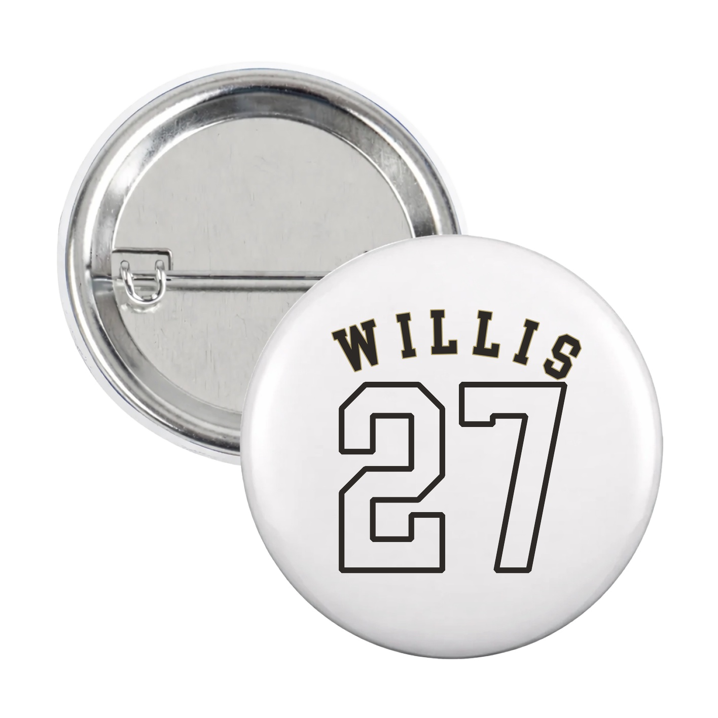 Game Day Button — Shirsey Arch in White