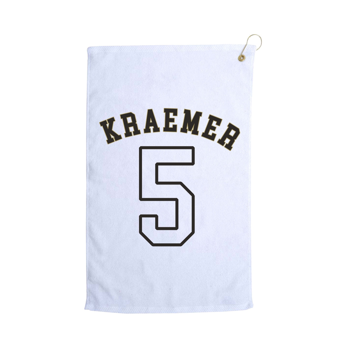 Golf Towel — Shirsey Arch in White