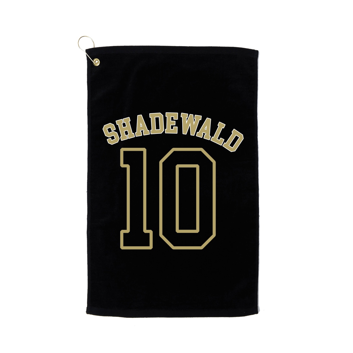 Golf Towel — Shirsey Arch in Black