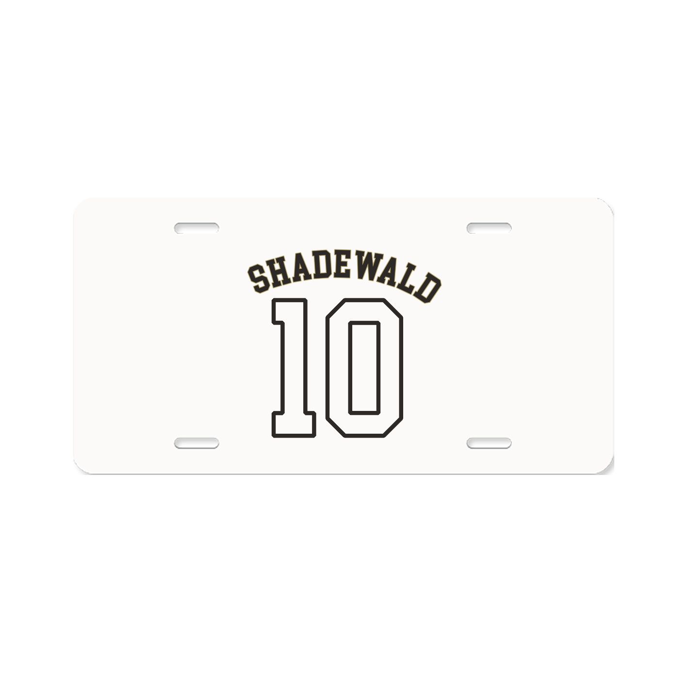 License Plate — Shirsey Arch in Classic