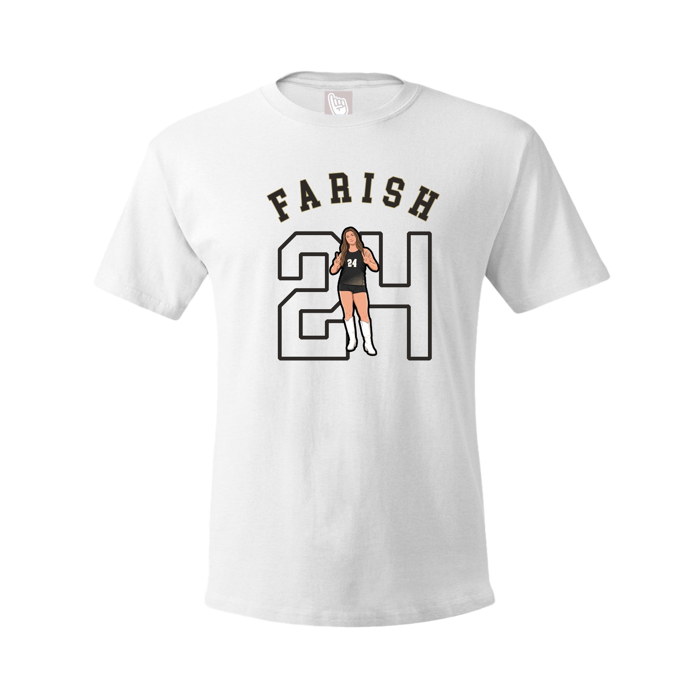 Tee — Shirsey Arch in White